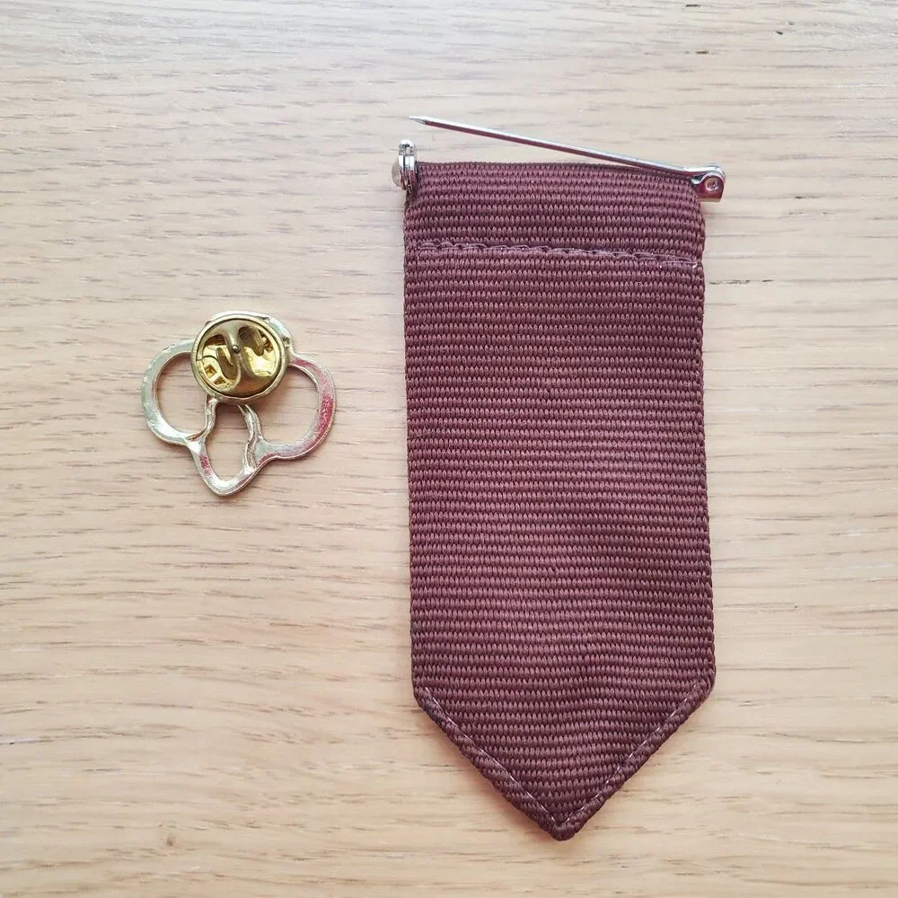 Vintage 90s Girl Scout Brownie Pin Set